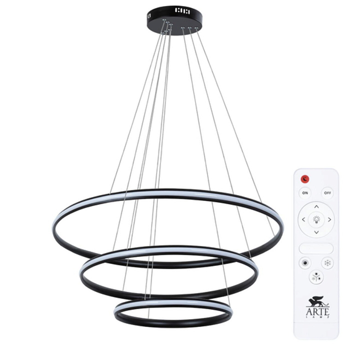 Люстра ARTE LAMP A2198SP-3BK